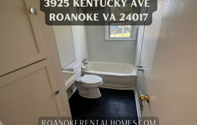 3925 Kentucky Ave Roanoke VA 24017  3bed/1bath $1495