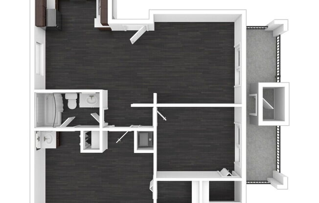 2 beds, 1 bath, 850 sqft, $2,590