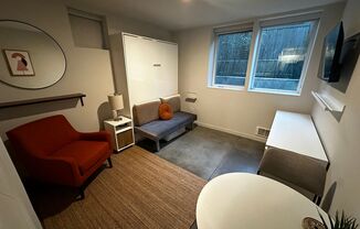 741 Harvard Modern studios with w/d in unit!