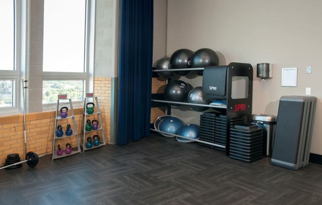 Fitness Center With Updated Equipment at Custom House, Minnesota, 55101