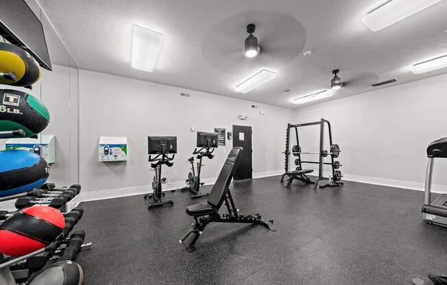 24 Hour Gym at Dover Hills Apartments in Kalamazoo