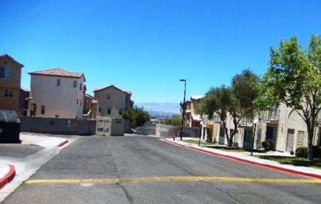 2 story townhome with cute balconies.