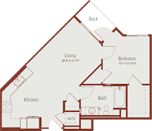 1 bed, 1 bath, 690 sqft, $3,153