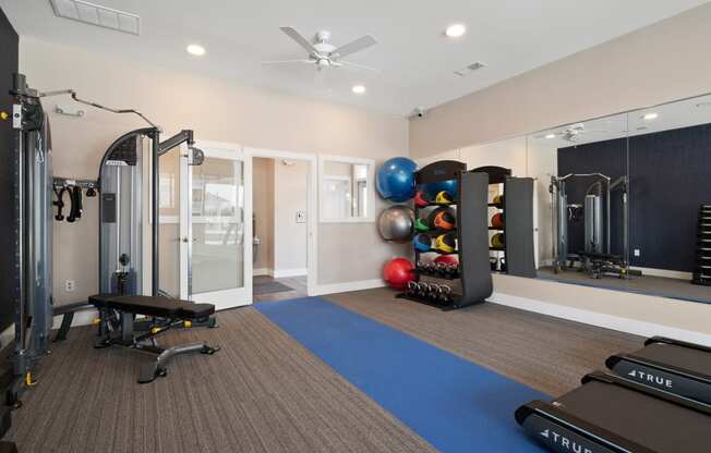 Gym at Aventura at Wentzville, Missouri