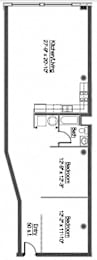 2 beds, 1 bath, 1,259 sqft, $1,375