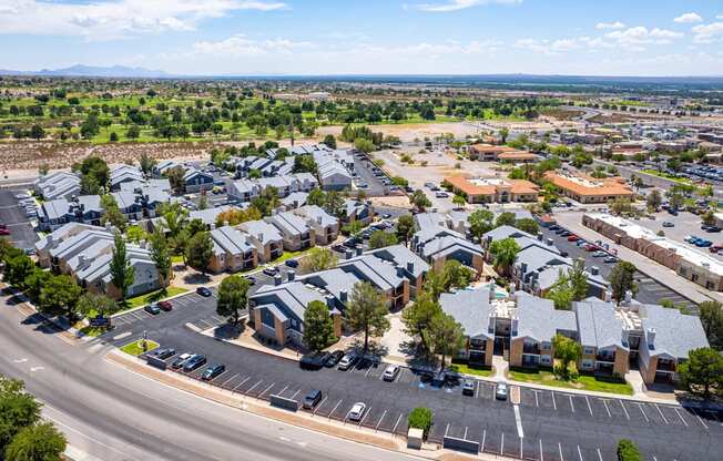 Exterior of Park Place Apartments in Las Cruces New Mexico