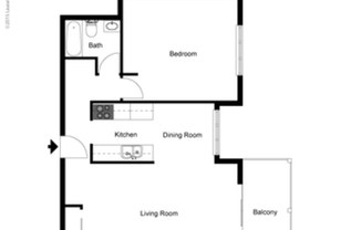 1 bed, 1 bath, 700 sqft, $1,535