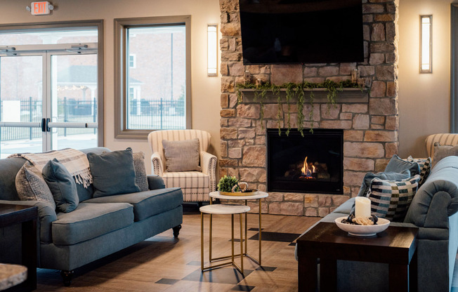 Clubhouse - Fireplace