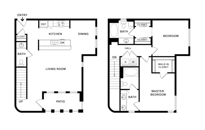 2 beds, 2 baths, 1,337 sqft, $2,095