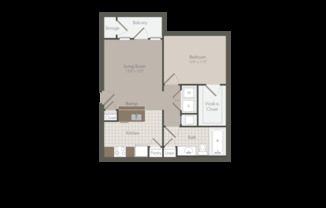 1 bed, 1 bath, 725 sqft, $1,094