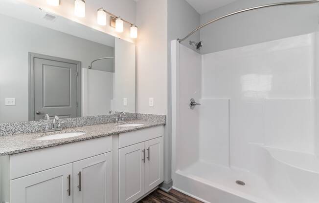 Bathroom with a bathtub and a sink at The Parker Myrtle Beach, Myrtle Beach, SC, 29588
