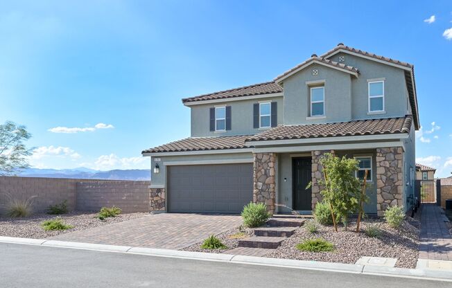 Mountains Edge!! Gated!!  4 bedrooms!! Primary Bedroom and bath down Stairs!! 2 Primary bedrooms!! Built 2021!!