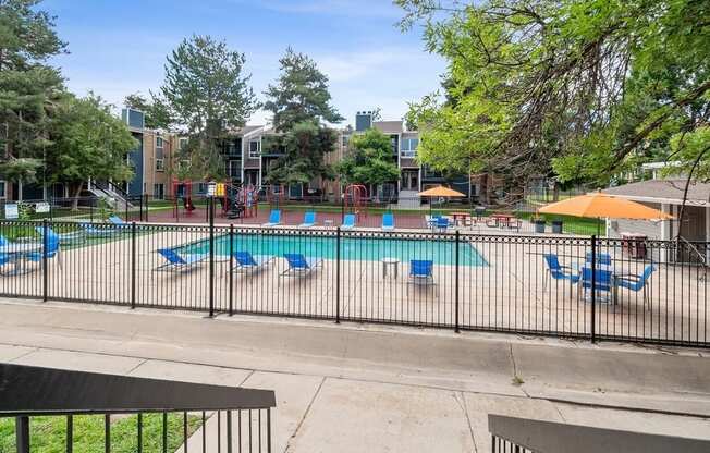 Poolside area