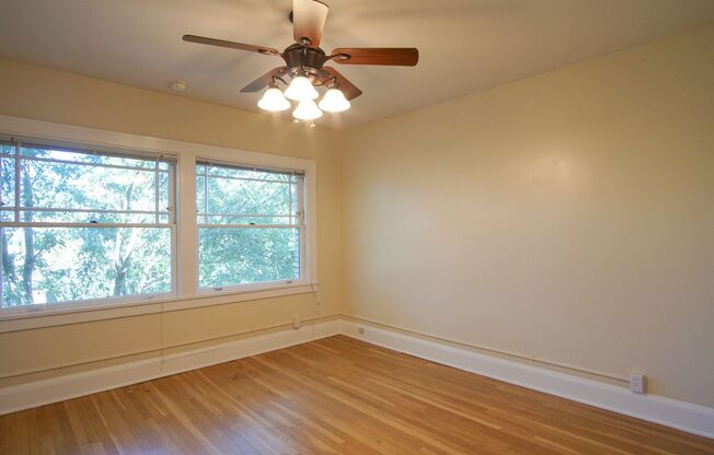 Top Floor Studio with Hardwood Floors and Big, Bright Windows!