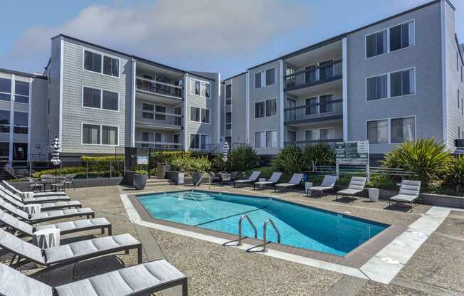 Delphine - Pool Area at Delphine on Diamond, San Francisco, CA