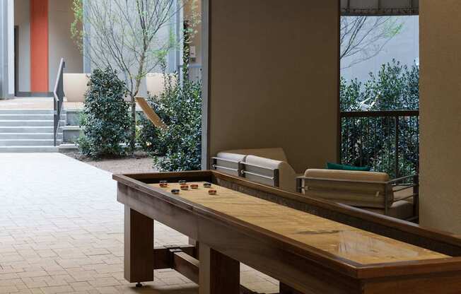 Modern Clubhouse With A Game Room at Civic at Frisco Square Apartments, Frisco