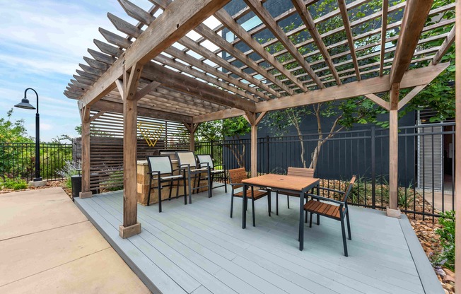 Outdoor Grill and Cabana Area