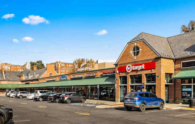 Complimentary parking in front of The Park & Shop shopping center