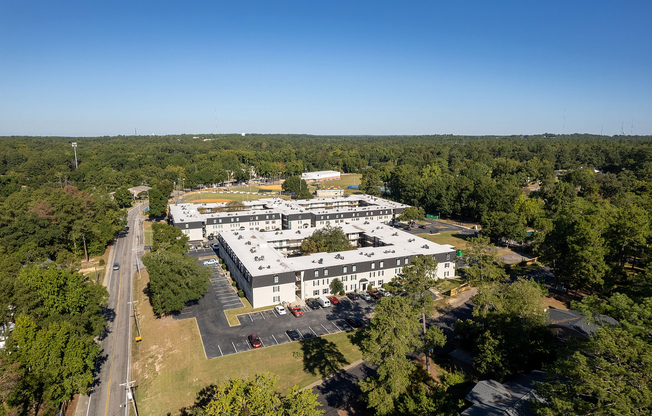 Aerial view of the community