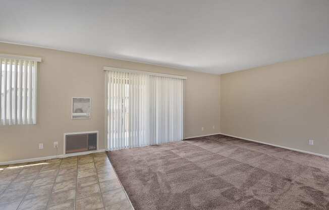 Carpet With Window Coverings at WOODSIDE VILLAGE, West Covina, 91792
