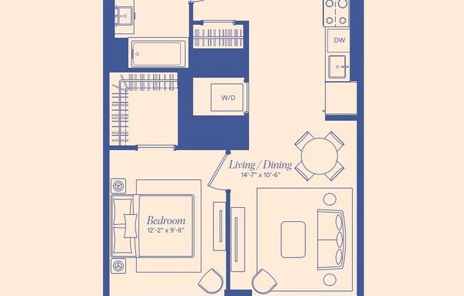 1 bed, 1 bath, $4,835, Unit 367P