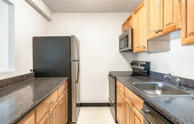 Kitchen with Stainless Steel Appliances