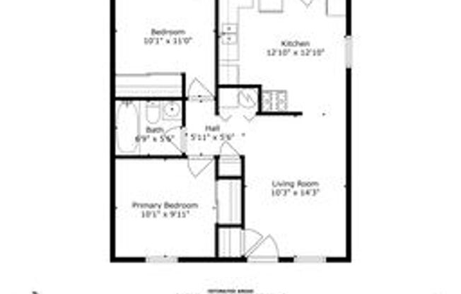 2 beds, 1 bath, $1,175, Unit 210