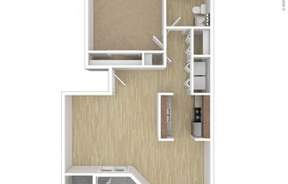 1 bed, 1 bath, 682 sqft, $1,890