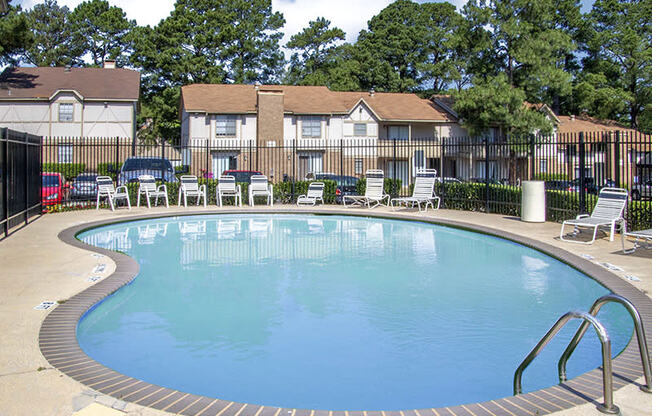 our apartments showcase a swimming pool