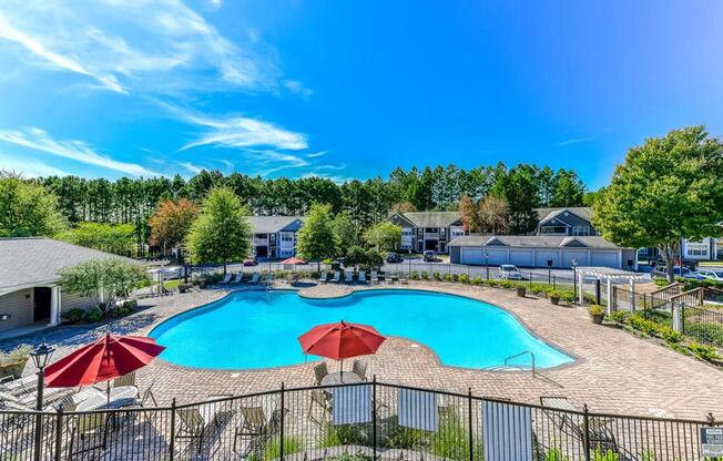 Private Swimming Pool, at Crestmark Apartment Homes, Lithia Springs, GA