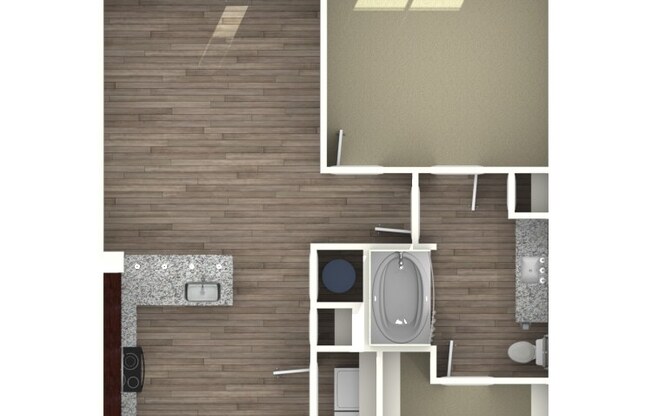 1 bed, 1 bath, 695 sqft, $1,135