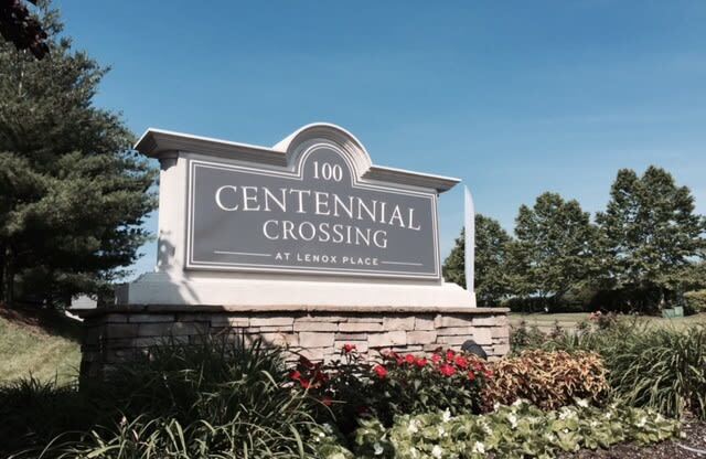 Signage at Centennial Crossing at Lenox Gate in Goodletteville TN August 2020