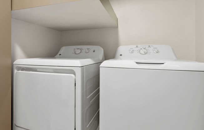 In-home Washer and Dryer