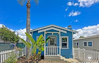 Charming 1BD/1BA + Studio Home in North Park with Vaulted Ceilings, Private Yard & Prime Walkable Location