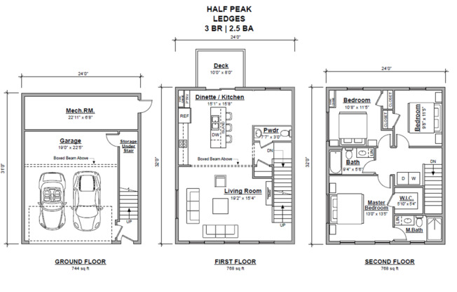 3 beds, 2.5 baths, 1,550 sqft, $2,950, Unit 17 Wildcat Dr Unit G