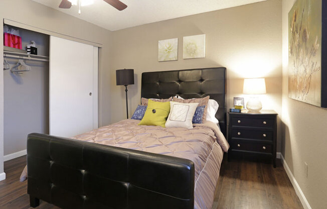 Gorgeous Bedroom at Water Ridge Apartments, CLEAR Property Management, Irving, Texas