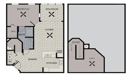 1 bed, 1 bath, 1,042 sqft, $1,405