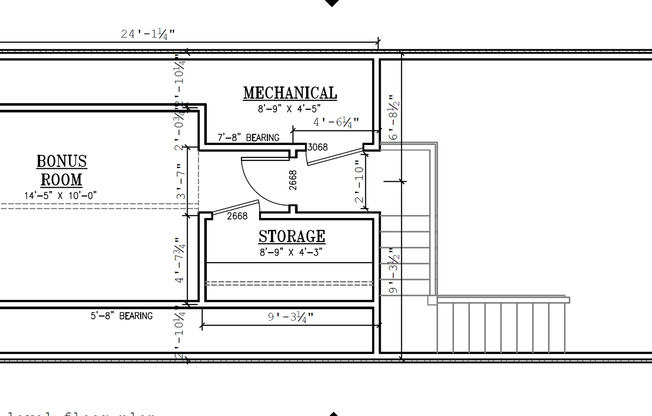 1 bed, 1 bath, 925 sqft, $1,575, Unit 3