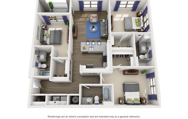 3 beds, 3 baths, 1,421 sqft, $2,025