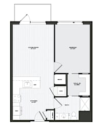 1 bed, 1 bath, 721 sqft, $3,037