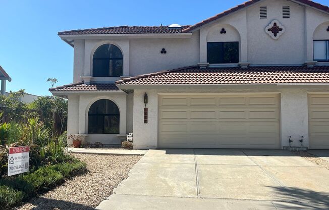 Spacious 4-Bedroom, 3-Bath Twin Home in La Costa – Available Now!