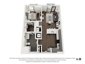 1 bed, 1 bath, 783 sqft, $2,415