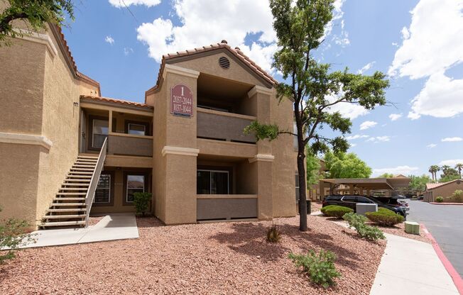 First floor one bedroom in gated Silverado Rach community
