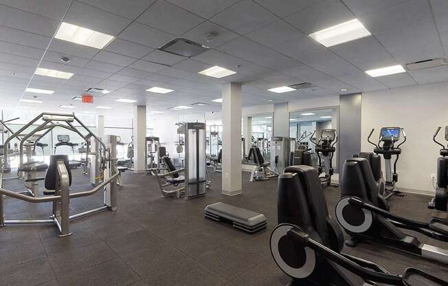 State of the art fitness facility at Trillium Apartments, Virginia, 22031