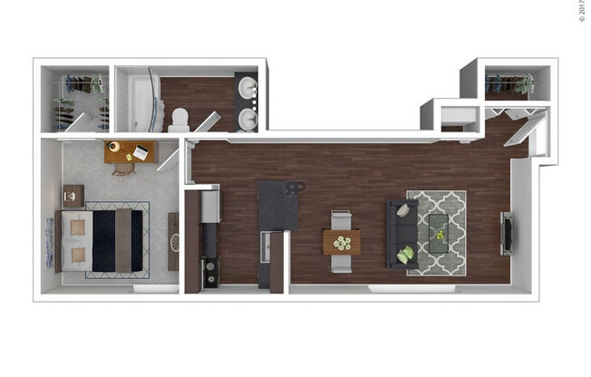 1 bed, 1 bath, 575 sqft, $1,155