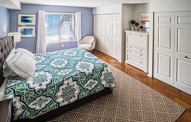 Bedroom With Expansive Windows at The Lakes, Pennsylvania, 18104