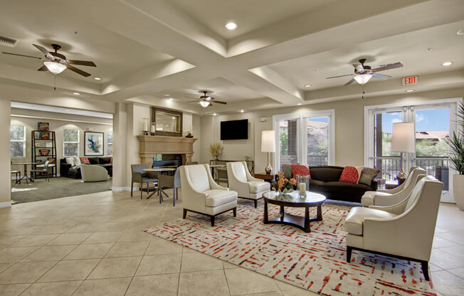 the estates at tanglewood|living room