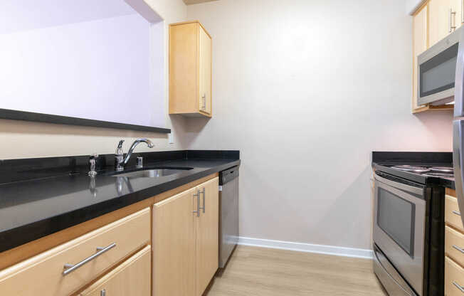 Kitchen with Stainless Steel Appliances