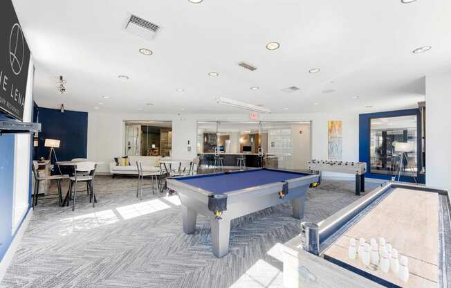 play a game of pool in our games room  at The Lena, New Jersey