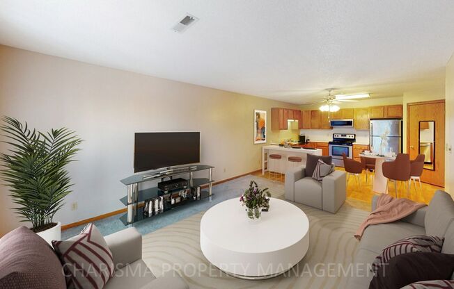 3 BEDROOM, 2 BATH WALK IN TOWNHOME, ATTACHED GARAGE, PRIVATE MASTER BATH!